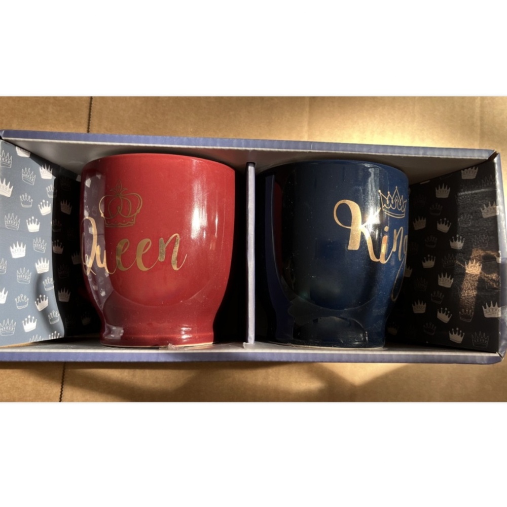 king & queen mugs